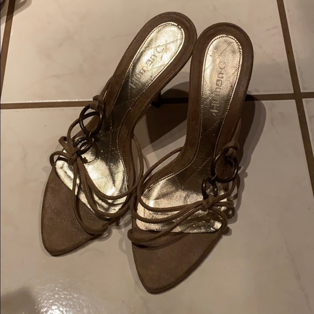 Unique strappy heels!